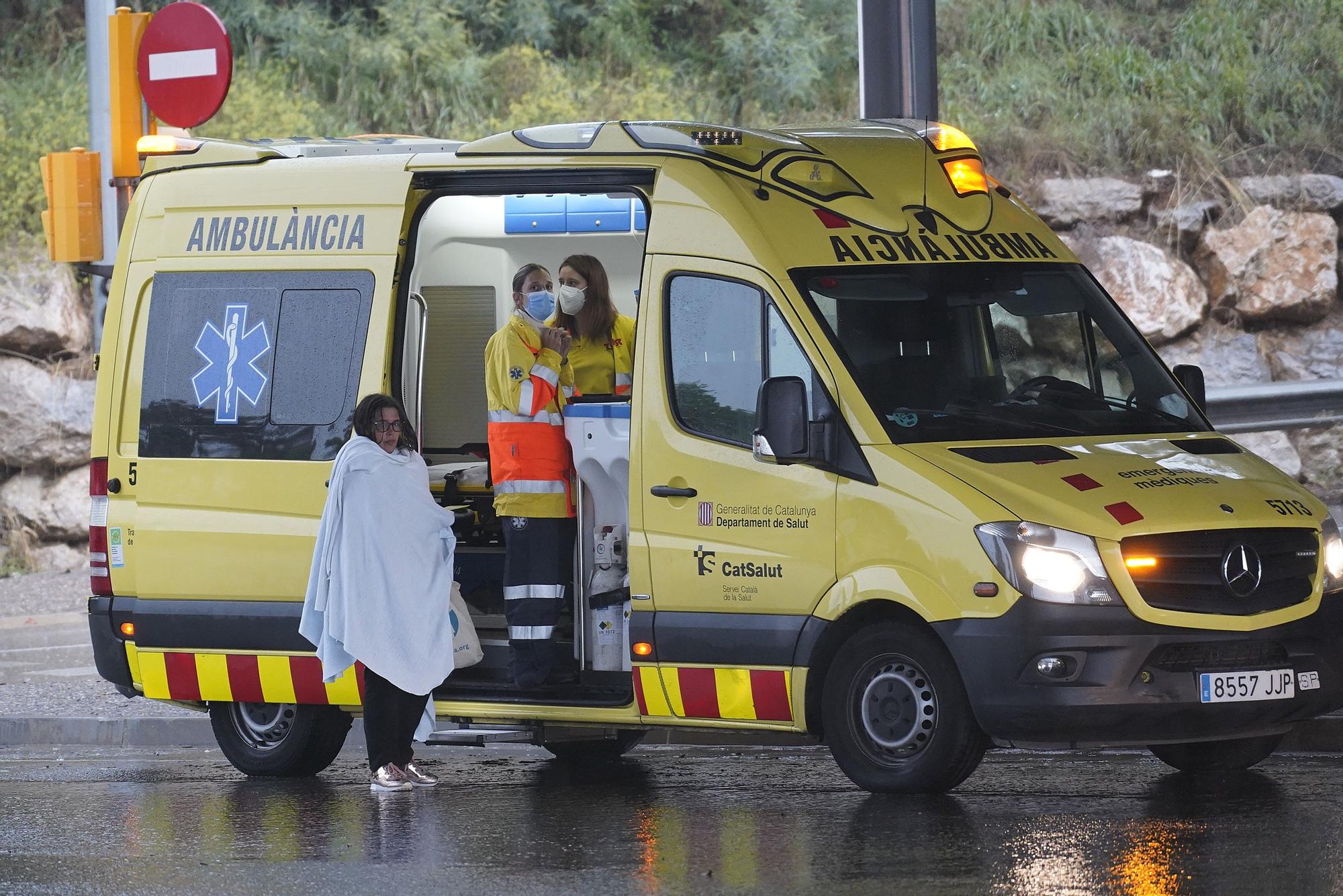 Tarda de pluges intenses que causen inundacions i destrosses a les comarques gironines