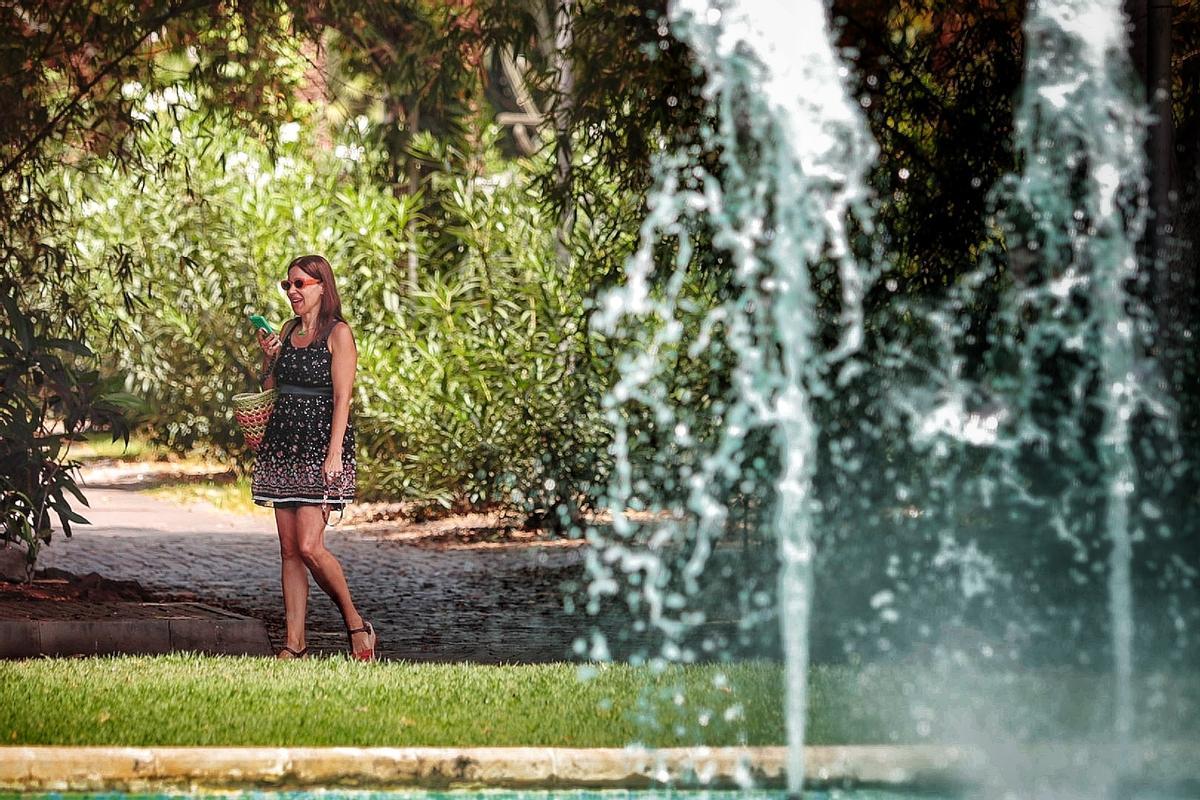 Jornada con altas temperaturas en Santa Cruz de Tenerife.