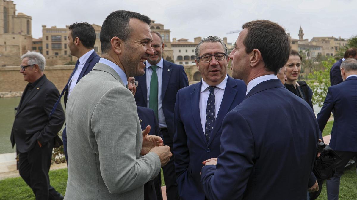 Vicent Mompó, en el encuentro de Palma.