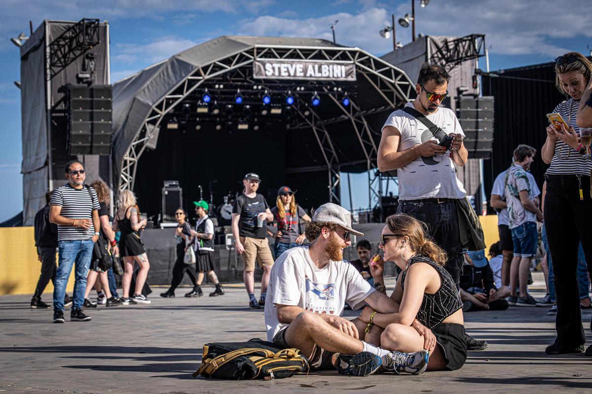 Ambiente durante la primera jornada del Primavera Sound 2024.