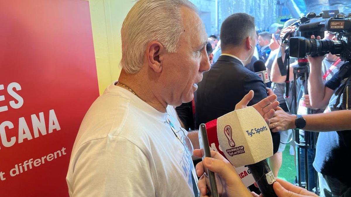 Stoichkov, en el homenaje a Maradona