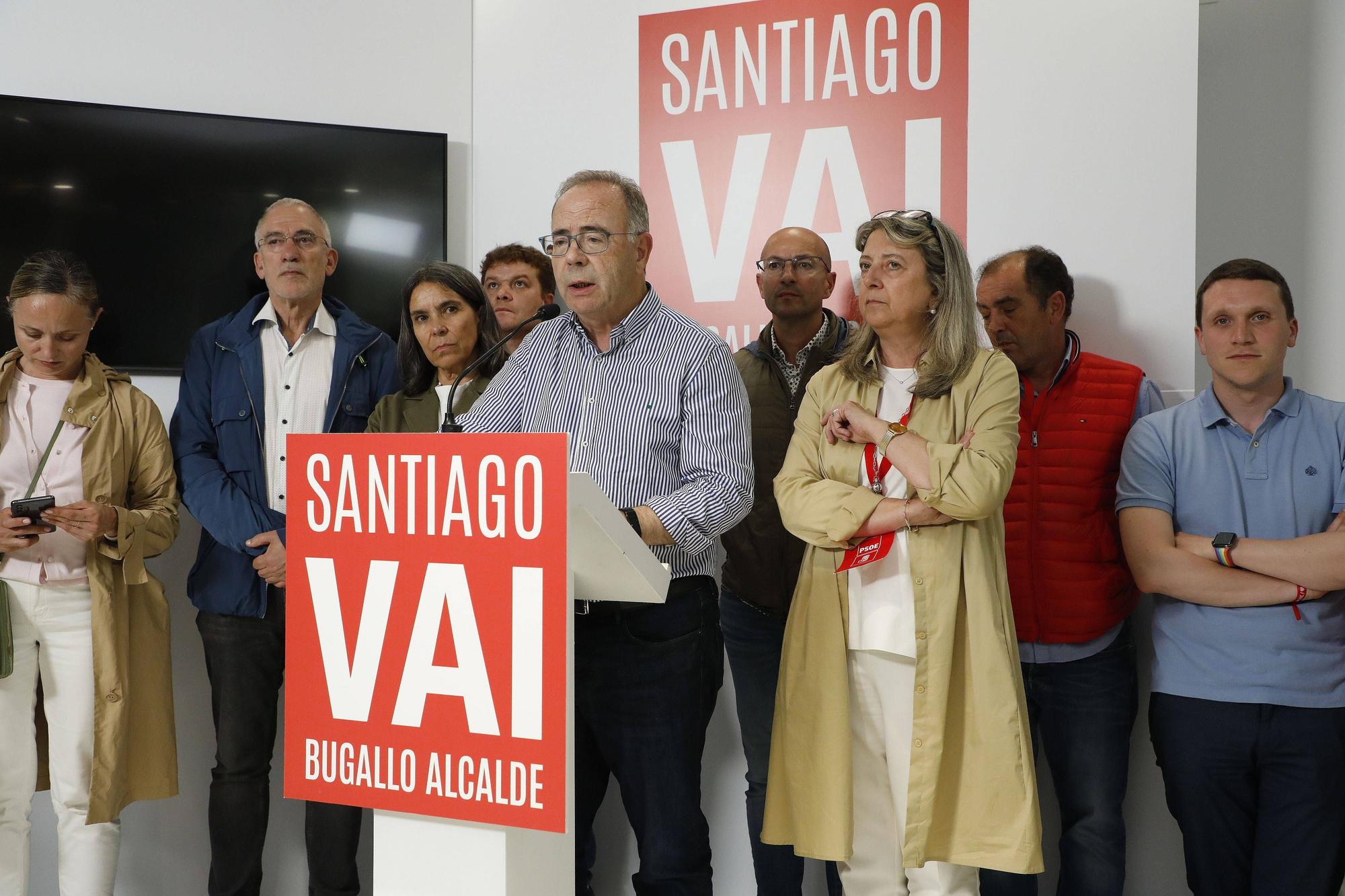 A noite electoral do BNG de Santiago en imaxes