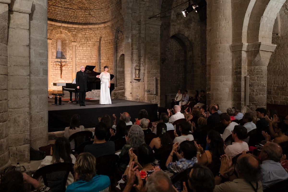 Les imatges de Mireia Tarragó i Wolfram Rieger a l'Schubertíada