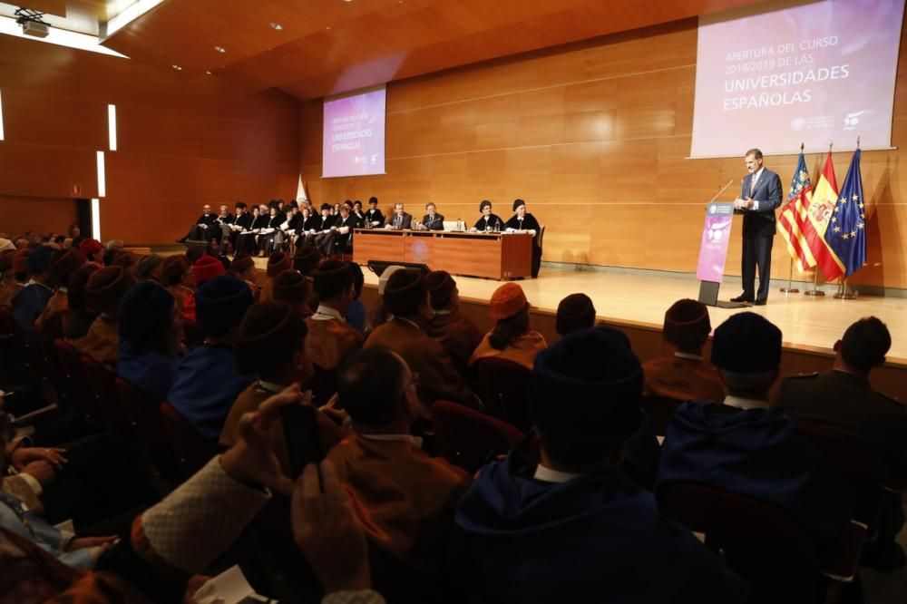 Apertura del curso académico de la Politècnica a cargo de Felipe VI