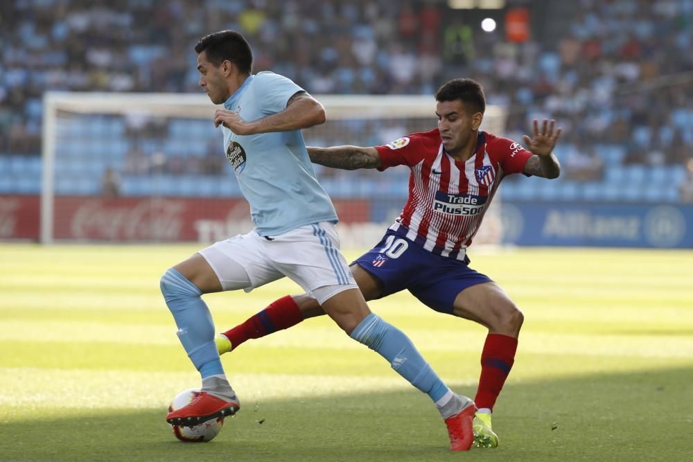 Intensidad a flor de piel en el duelo entre celestes y rojiblancos en el estadio de Balaídos.