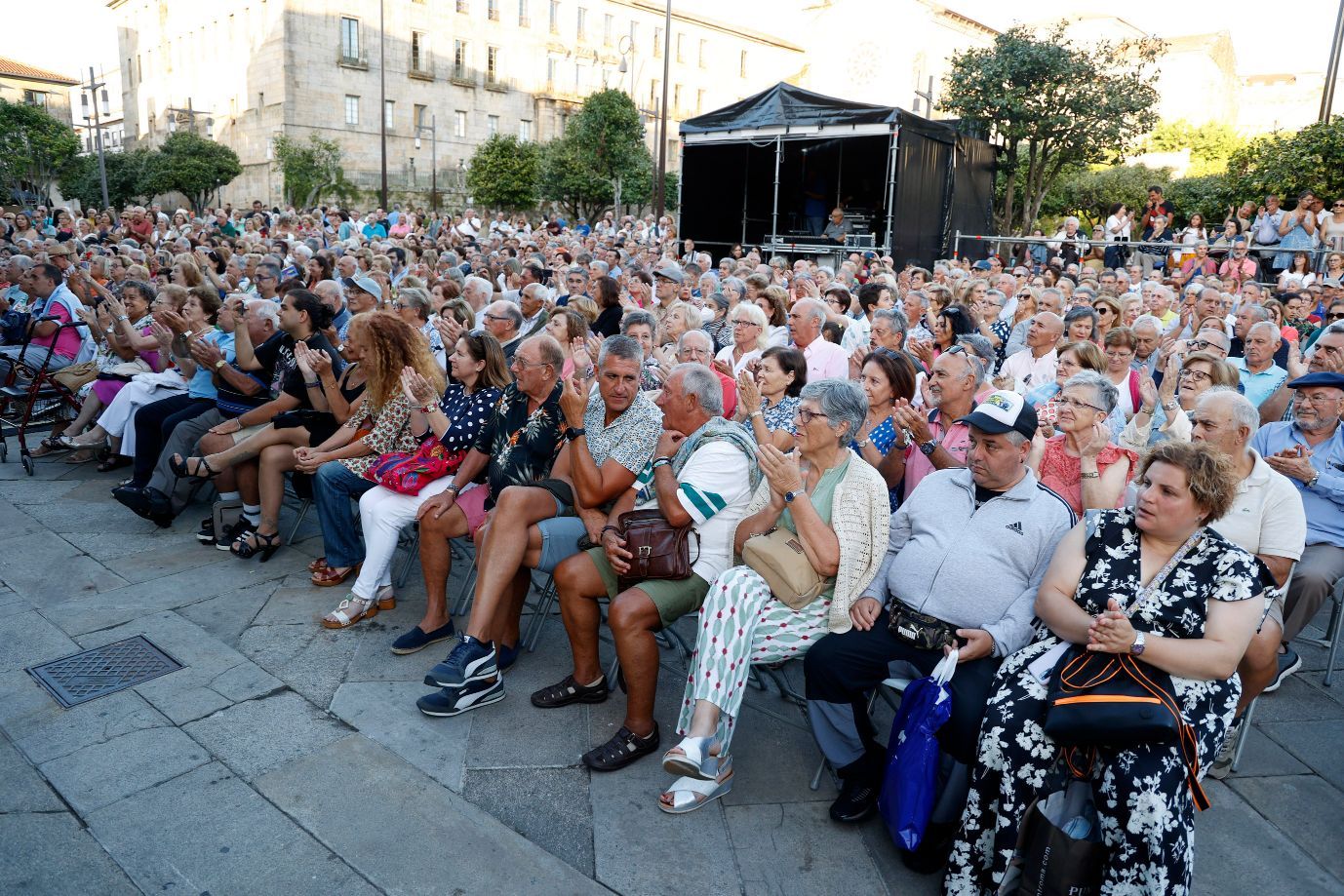 Las fiestas de A Peregrina llenan Pontevedra