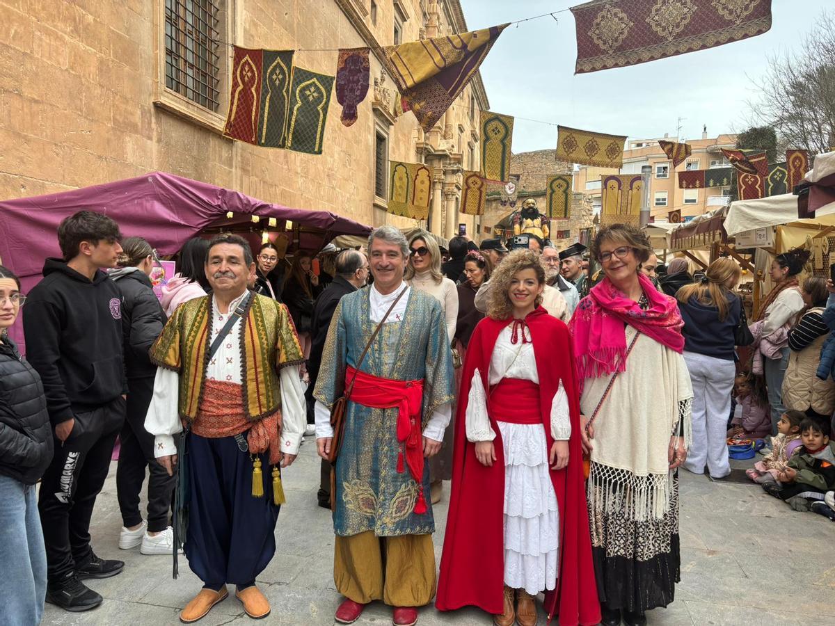 El concejal Manuel Mestre, el alcalde Pepe Vegara, la edil Rocío Ortuño y la Síndica del Oriol, María Ángeles Esteban