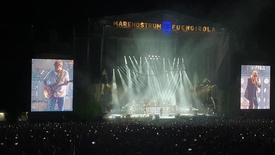 El Último de la fila inicia su concierto en el Marenostrum con 'Huesos'