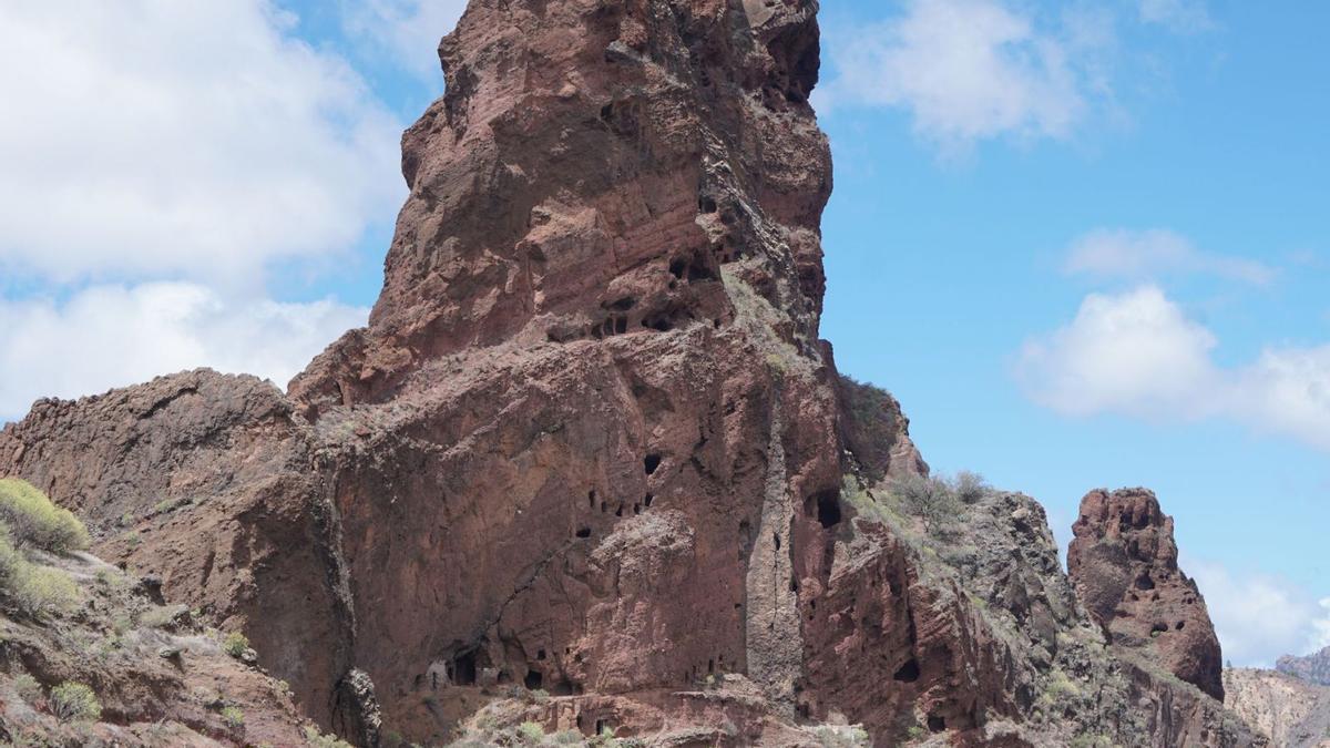 La Fortaleza del Roque de Cuevas del Rey, en la Sierra del Bentayga.