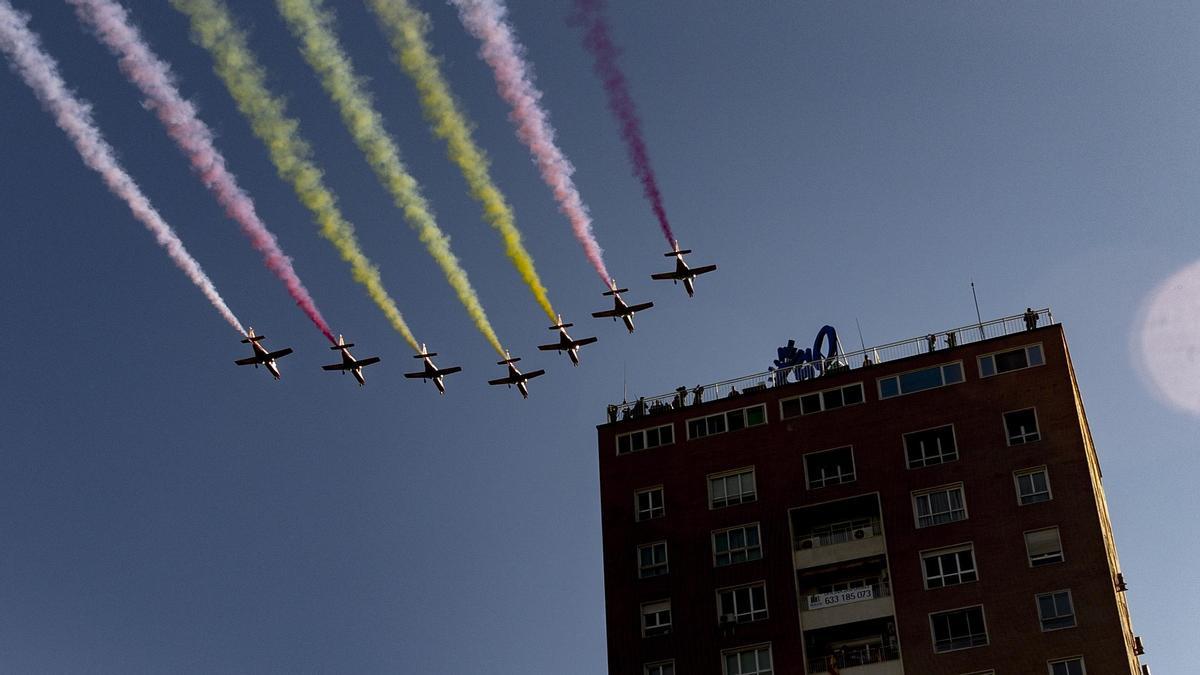 Desfile del 12 de octubre.