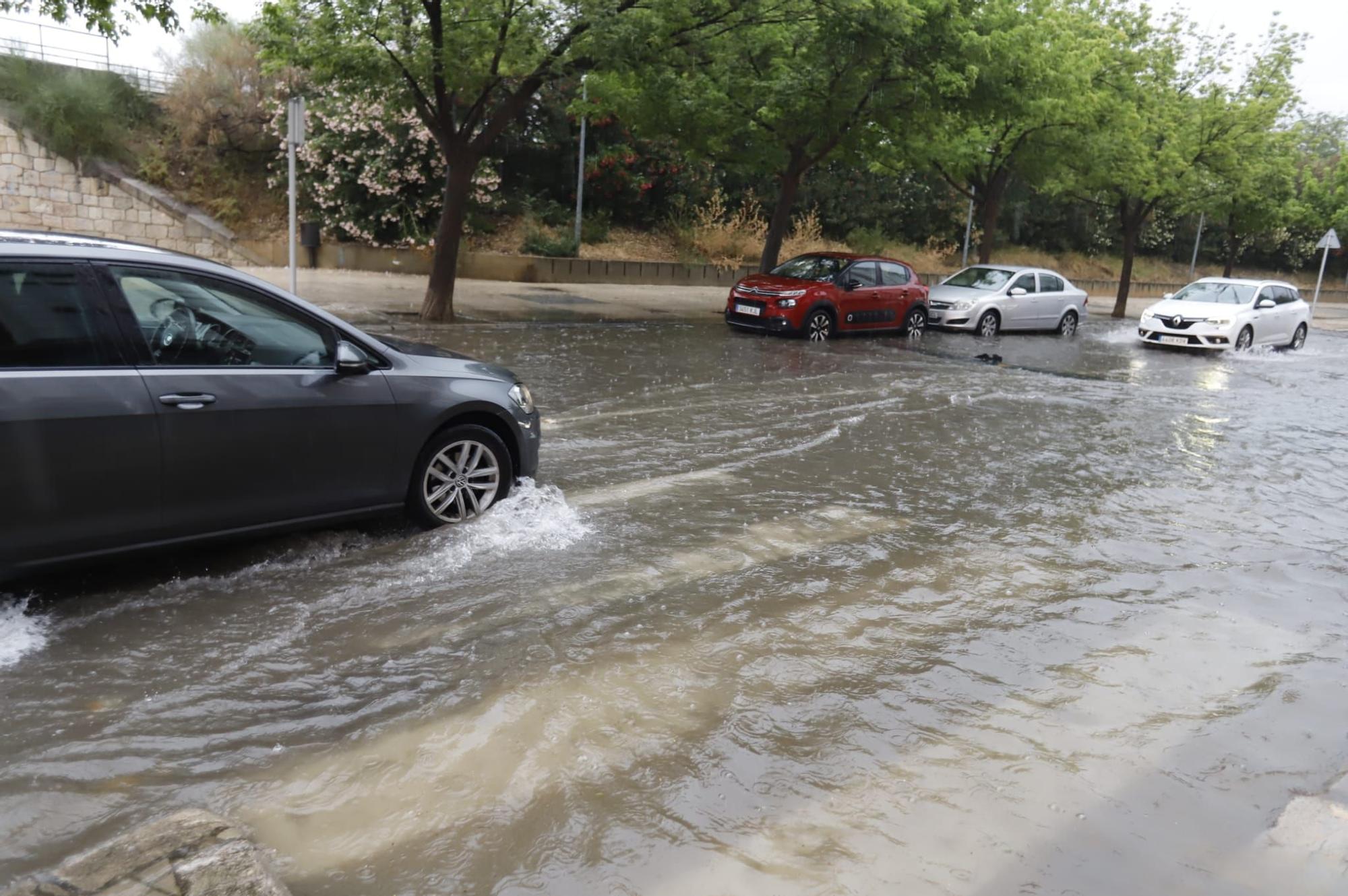 Las lluvias vuelven a golpear con fuerza en Xàtiva