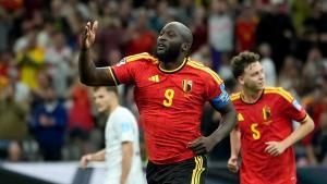 Lukaku celebra el cuarto gol