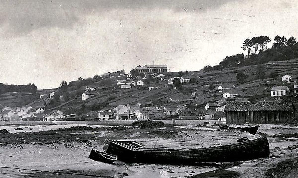 Casas da Seara en 1913, cedida polo Arquivo Pacheco á Agrupación Cultural Nós.