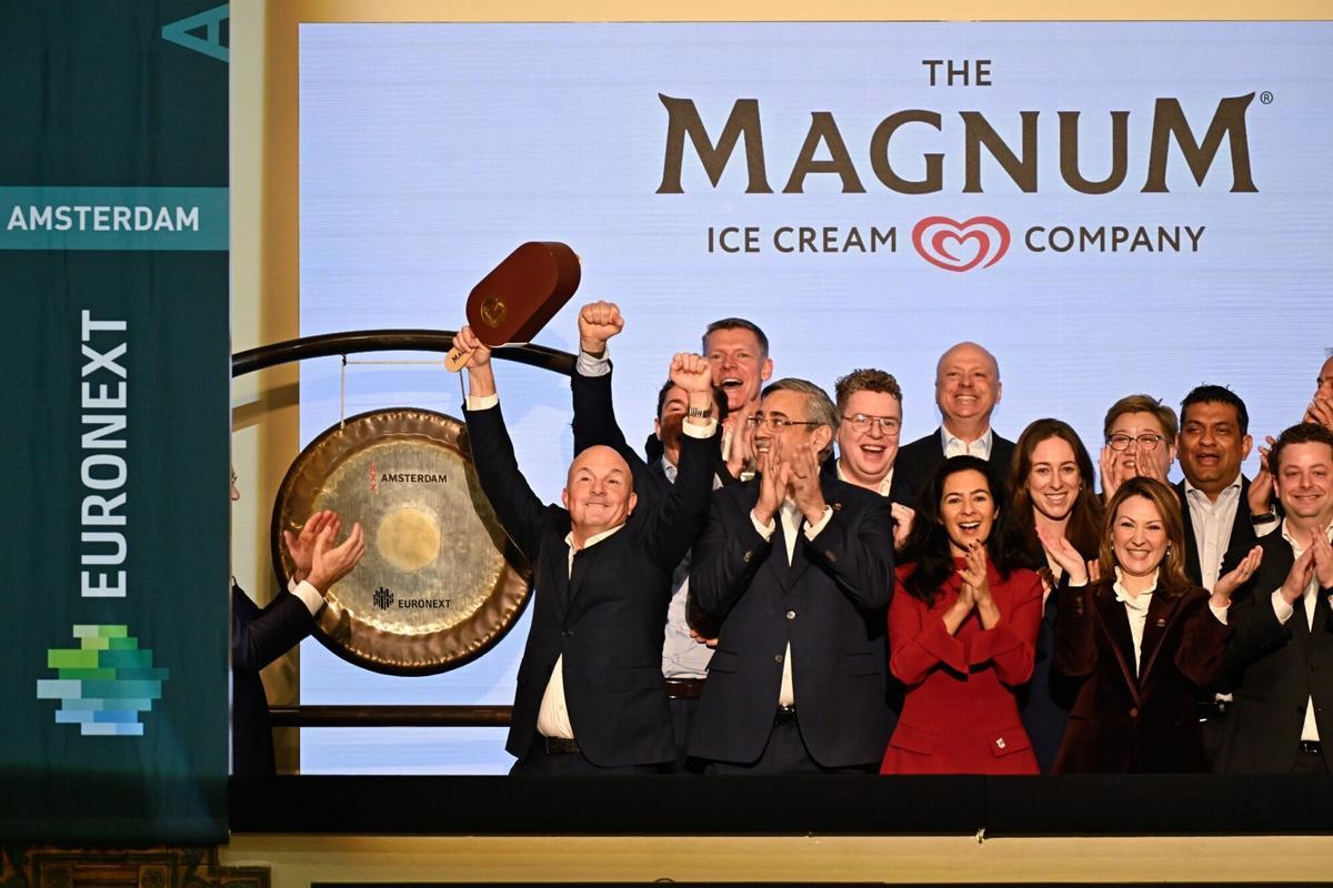 The Magnum Ice Cream Co. empresa propietaria de las marcas Ben & Jerrys y Cornetto, comienza a cotizar en bolsa en Ámsterdam