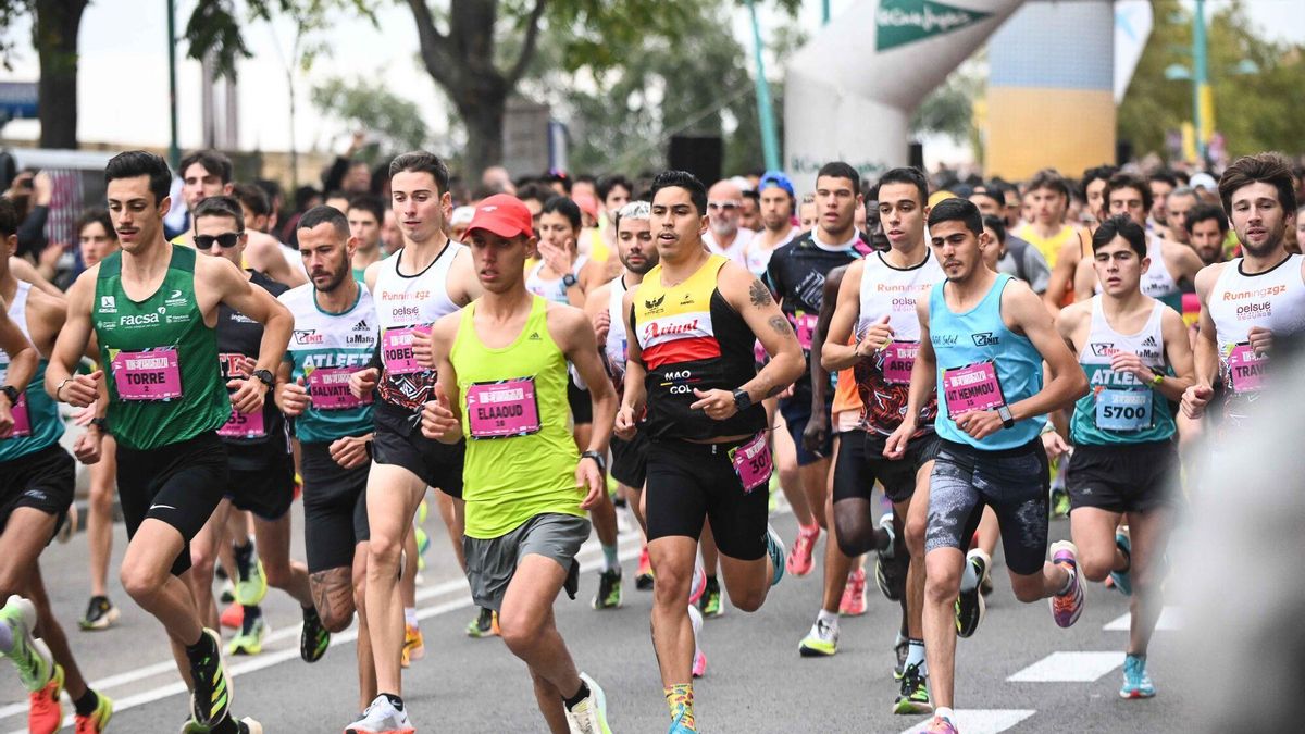 Los corredores, durante la edición del año pasado