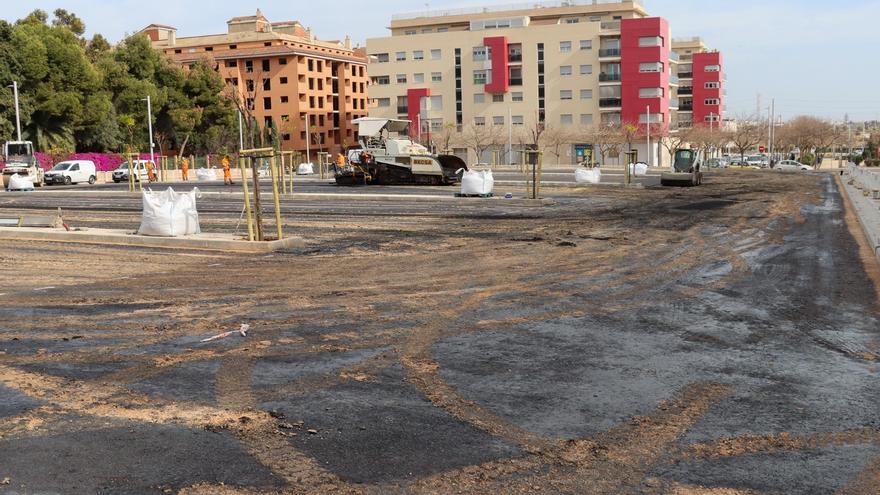 El nuevo aparcamiento de l’Hort de Trénor de Torrent avanza a buen ritmo