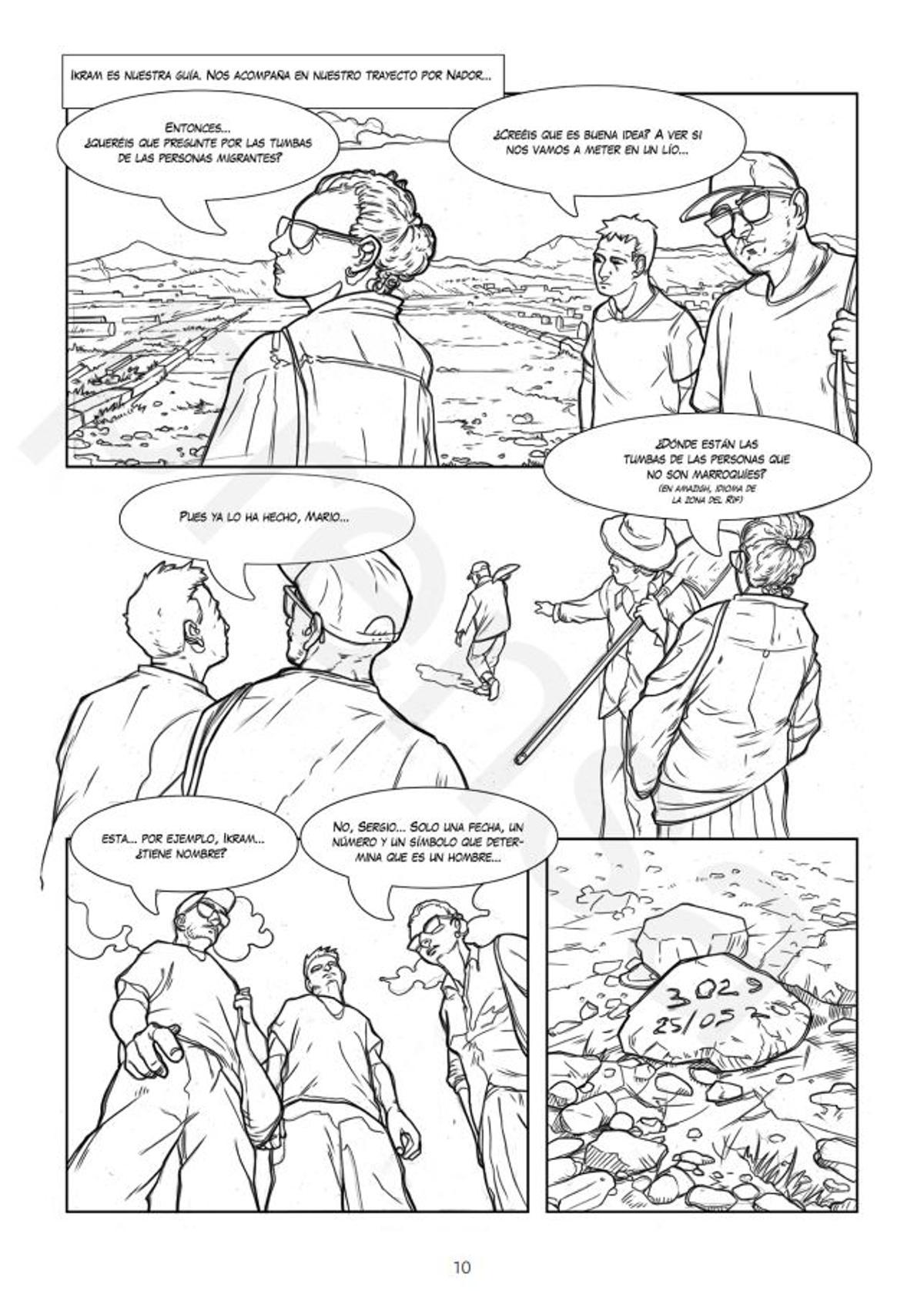 Dibujos de Mario Paul Martínez como interludio entre las historias