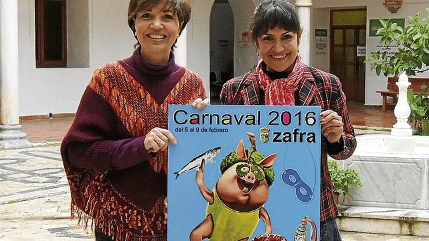 Un pamplonés vence en el concurso de cartel de Carnaval con &#039;Bacanal en Zafra&#039;