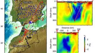 Una losa volcada bajo el Mediterráneo sería la causa de los terremotos profundos en el sur de España