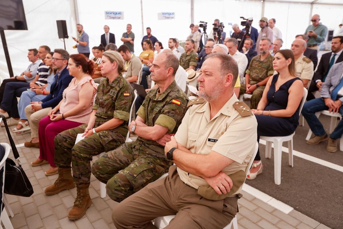 El Ejército recepciona las obras de urbanización de la Base Logística