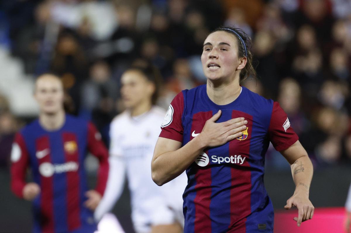 Supercopa de España Femenina. Semifinal FC Barcelona - Real Madrid, en imágenes
