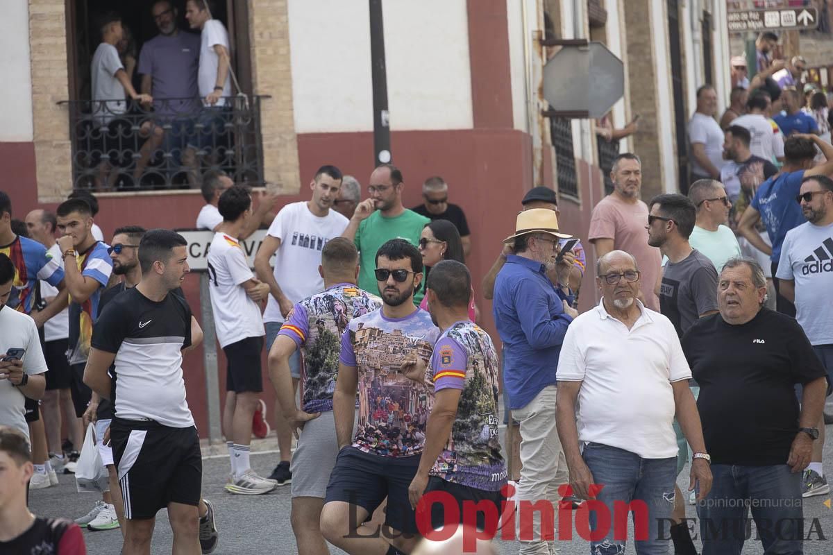 El segundo encierro de las Fiestas de Moratalla se salda con un herido