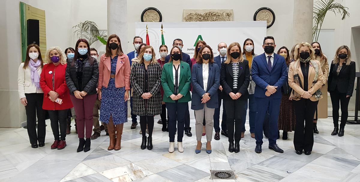 Acto en la Delegación del Gobierno andaluz por el 8M.