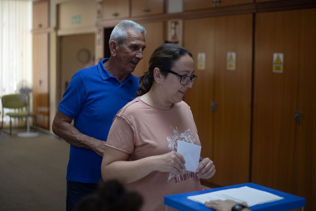 Jornada de elecciones europeas en Cartagena