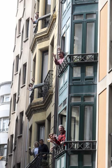 Así pasan los vecinos de Gijón la cuarentena