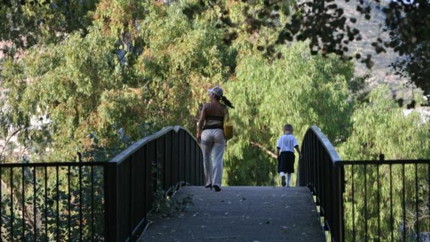 Paseo por una zona interior.