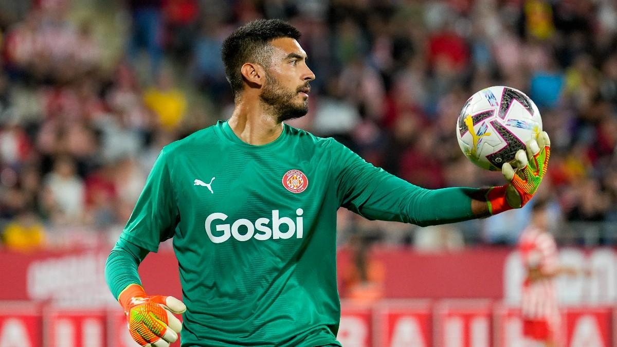 Gazzaniga, en su estreno con el Girona