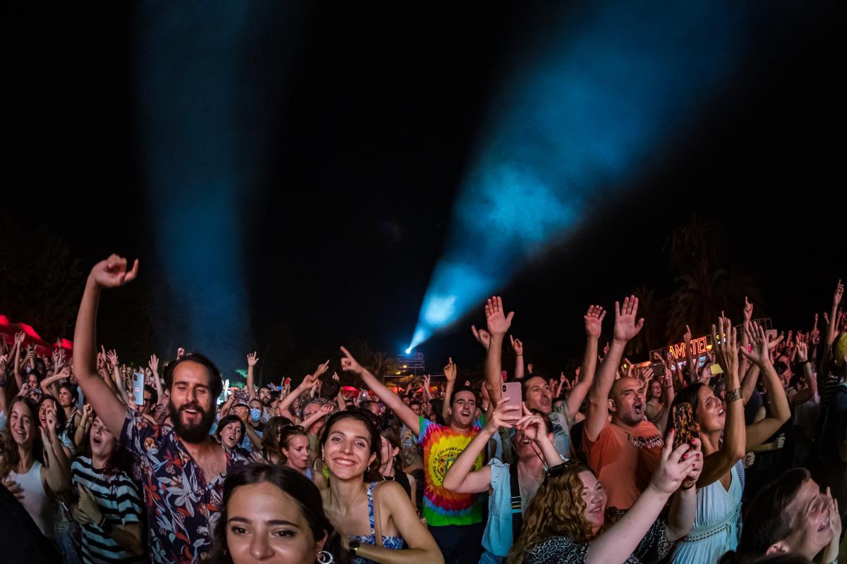 Fans de Antònia Font en el concierto del sábado en Viveros.