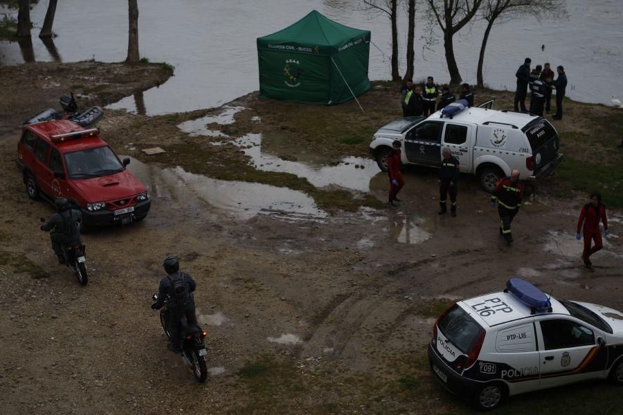 Rescate del hombre desaparecido en el Duero