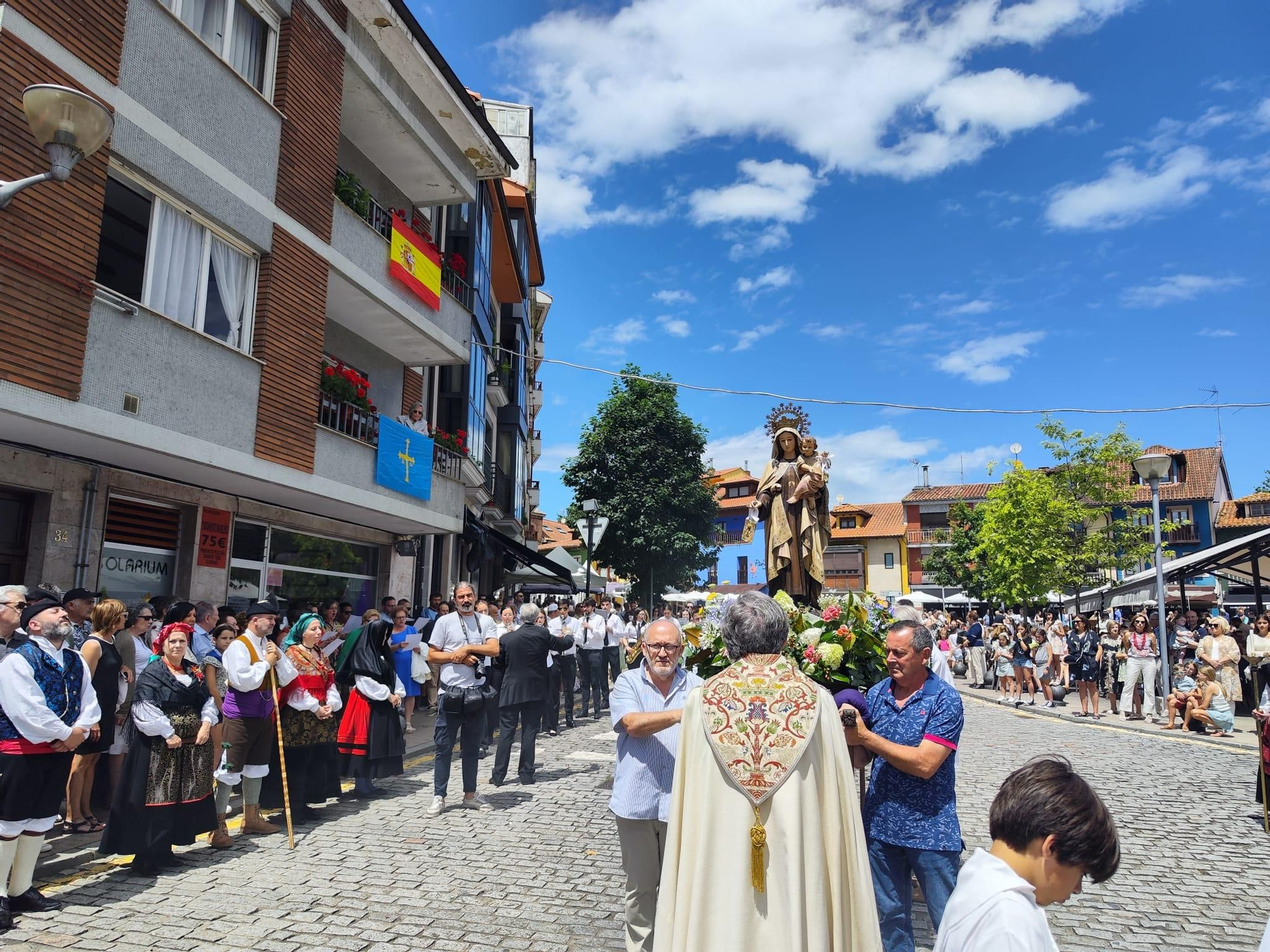 La procesión de El Carmen, en imágenes