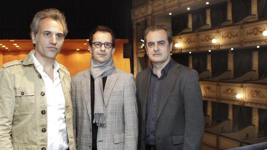 Pedro Halffter, Salvador Vázquez y Juan Antonio Vigar.