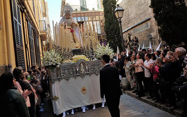 La procesión del Domingo de Ramos representa para los cristianos el pórtico de la Semana Santa y el inicio de la pasión de Cristo.