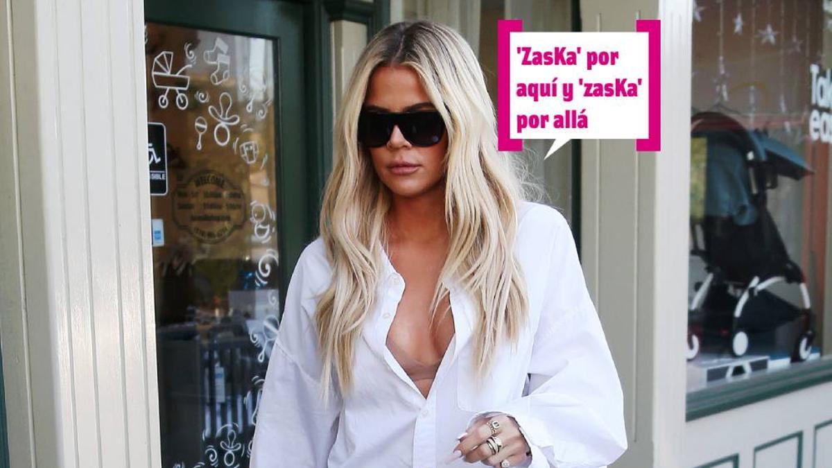 Khloé Kardashian en la calle