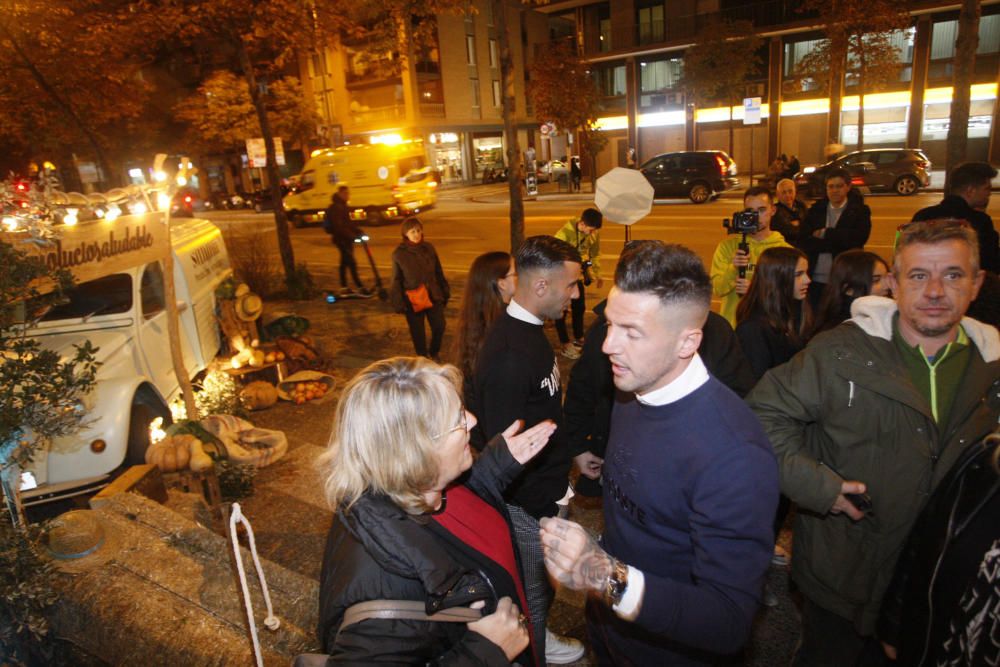 Borja García i Aday inauguren una botiga d'alimentació saludable a Girona