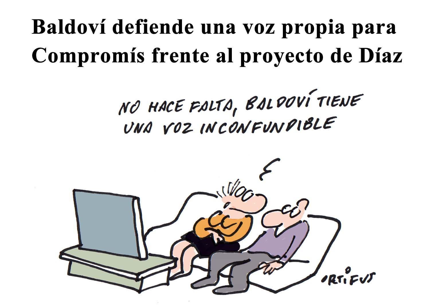 Baldoví defiende una voz propia para Compromís frente al proyecto de Díaz