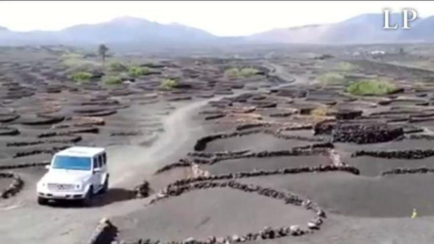 Mercedes-Benz graba un anuncio en Lanzarote por los 40 años de su todoterreno