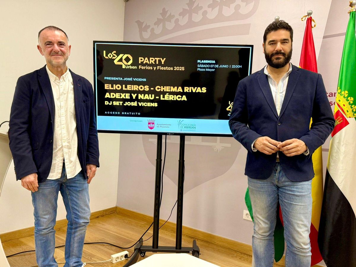 Los promotores de Los40 Urban para la preferia de Plasencia, que contará con Adexe y Nau.