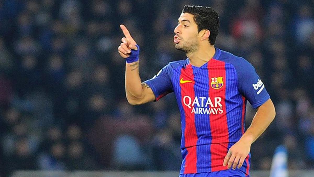 Luis Suárez, delantero del FC Barcelona