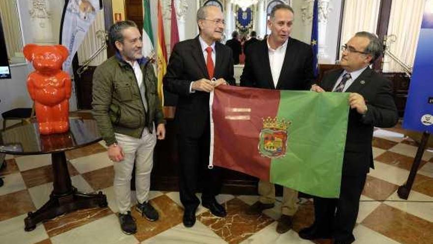 Presentación de la expedición a Groenlandia en el Ayuntamiento de Málaga el 16 de marzo.