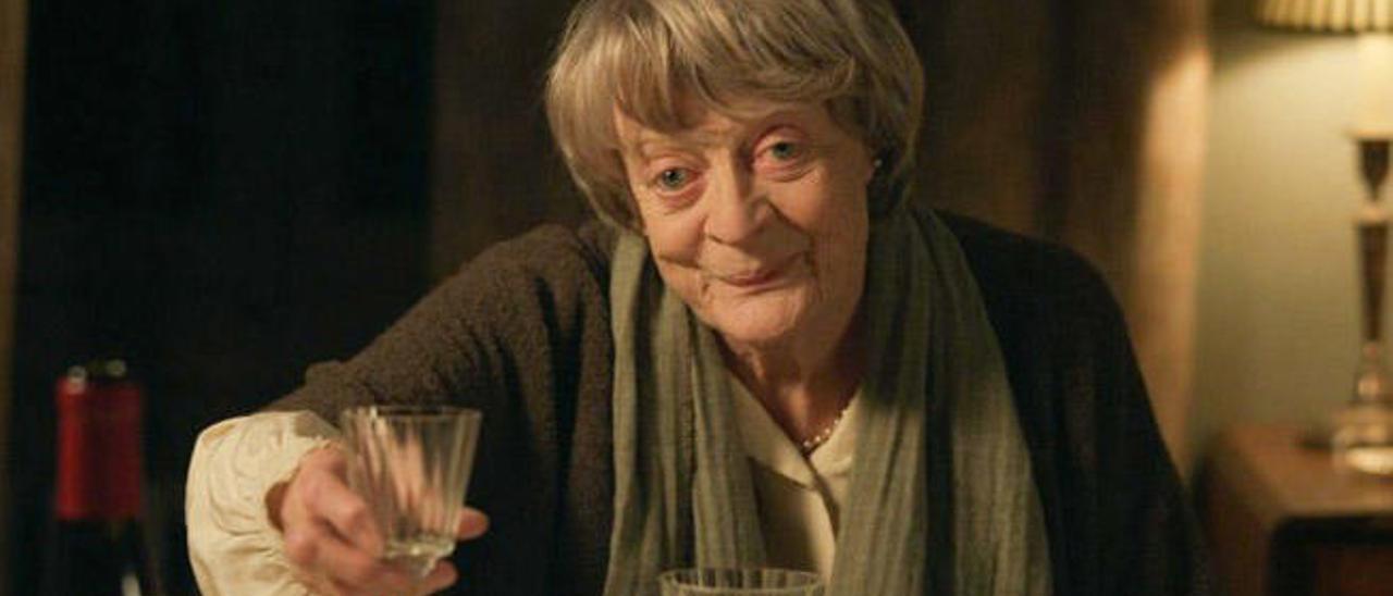 La actriz Maggie Smith.