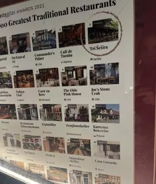 El restaurante Michelin asturiano que uno se encuentra de paseo por el centro de Belgrado