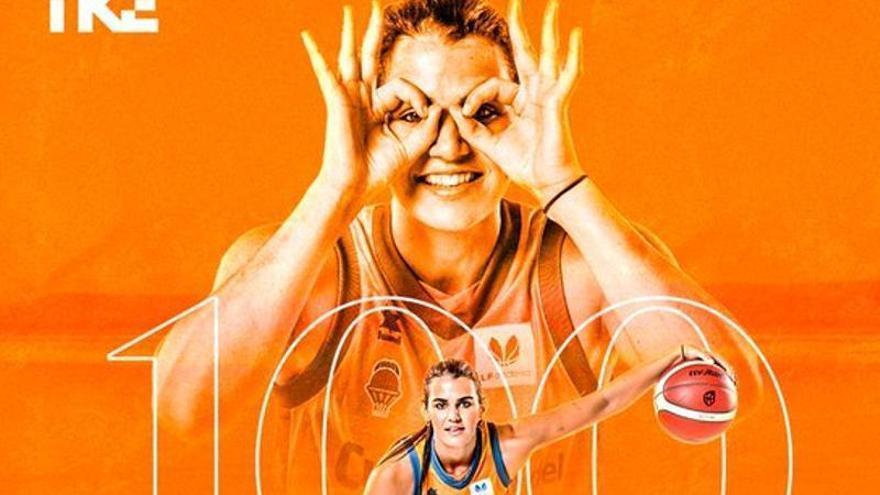 Leticia Romero entra en el &#039;quinteto centenario&#039; del Valencia Basket