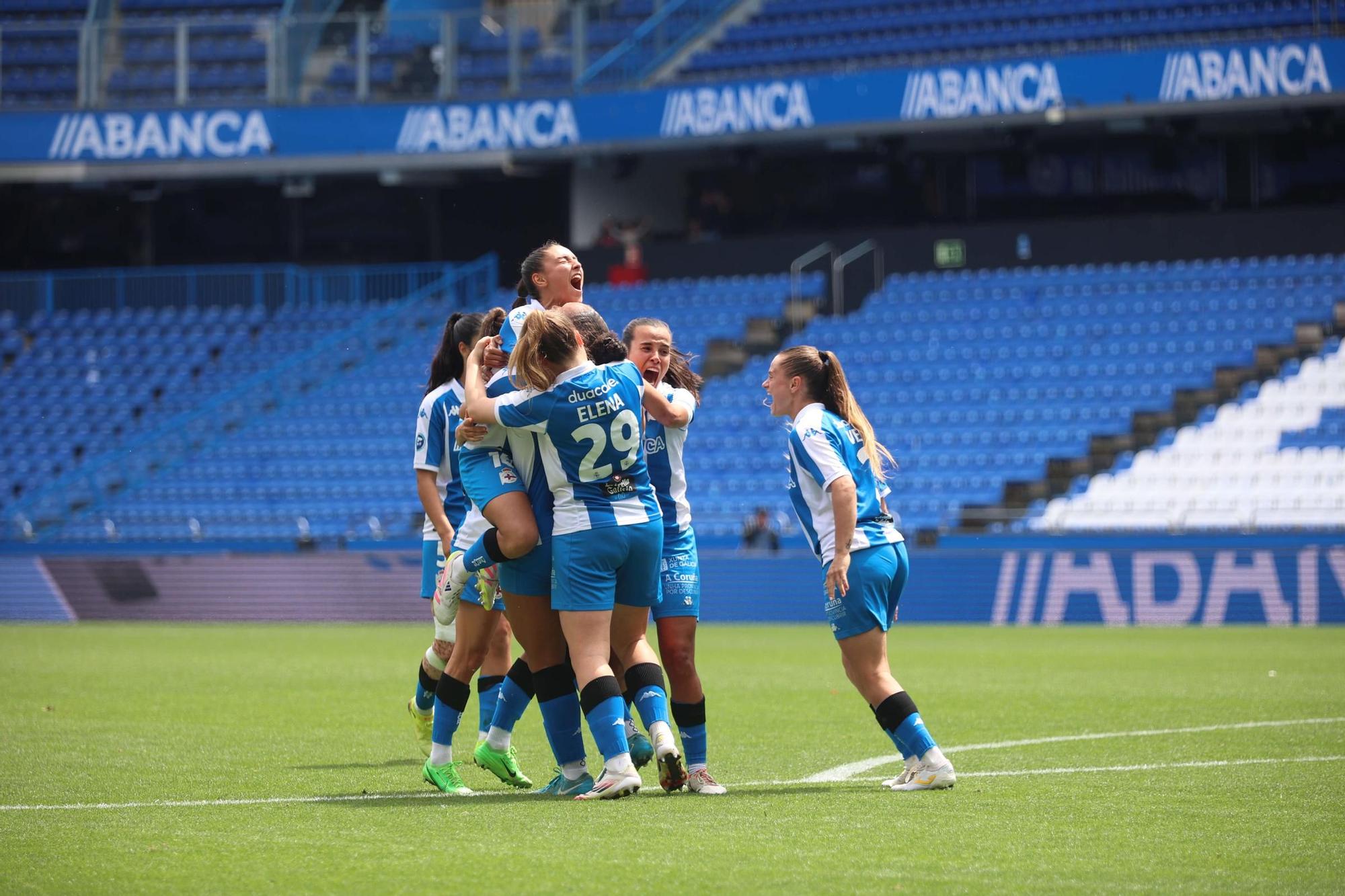 Dépor Abanca - Sevilla | Las imágenes de la celebración tras salvarse