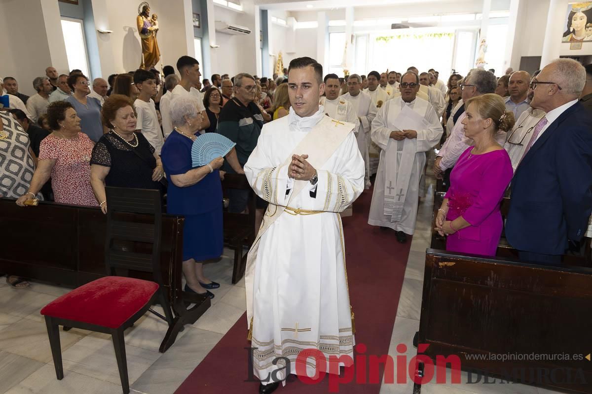 Así se ha vivido la ordenación sacerdotal de Miguel Tovar Fernández en la pedanía molinense de Torrealta