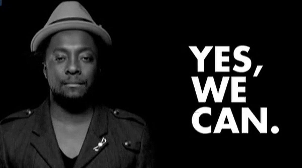 El vídeo musical ’Yes we can’ llegó a todos los rincones del mundo.