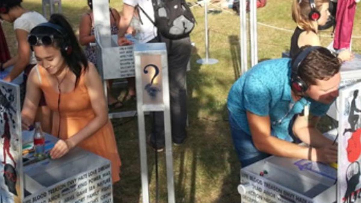 Propuesta de «MicroShakespeare», al aire libre.
